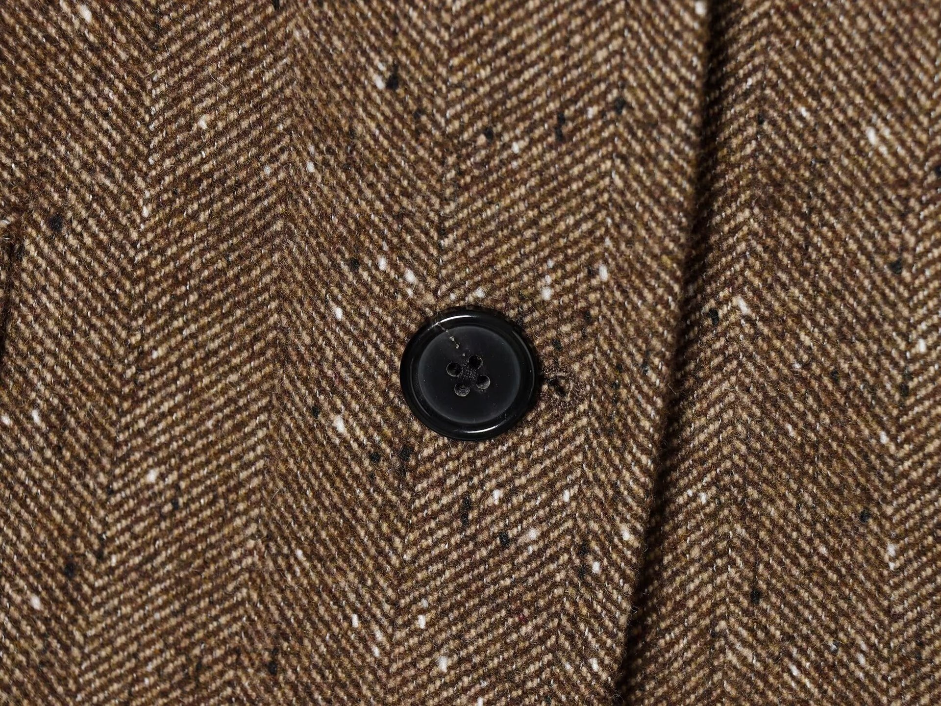 Eleganter Damen Blazer Mit Fischgrätmuster Für Frühling Herbst_voghion.com