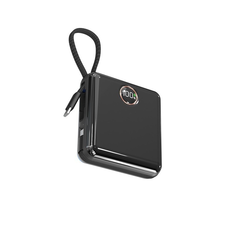 CyberGear Weiduli Powerbank z superszybkim ładowaniem i wbudowanym kablem, odpowiedni dla urządzeń Xiaomi i innych urządzeń z systemem Android, duża pojemność 20000 mAh_voghion.com