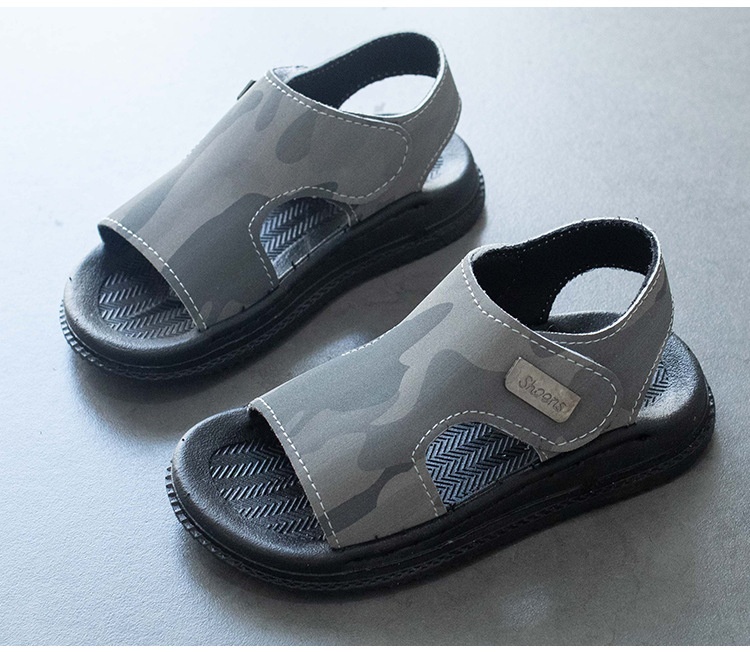 Sandale din piele pentru copii talpă moale antiderapante vară_voghion.com