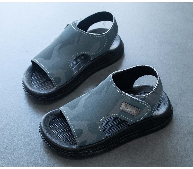 Sandale din piele pentru copii talpă moale antiderapante vară_voghion.com