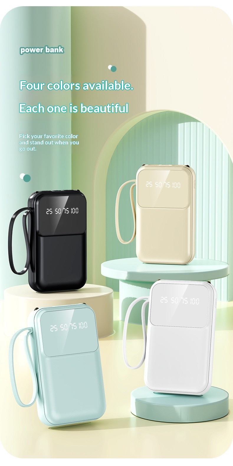 Portable Power Station Compact Mobile Power Bank 10000mah Output_voghion.com