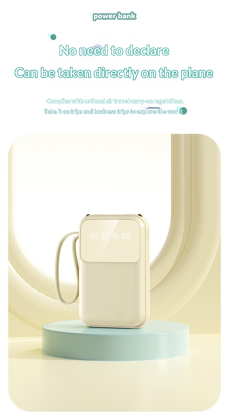 Portable Power Station Compact Mobile Power Bank 10000mah Output_voghion.com