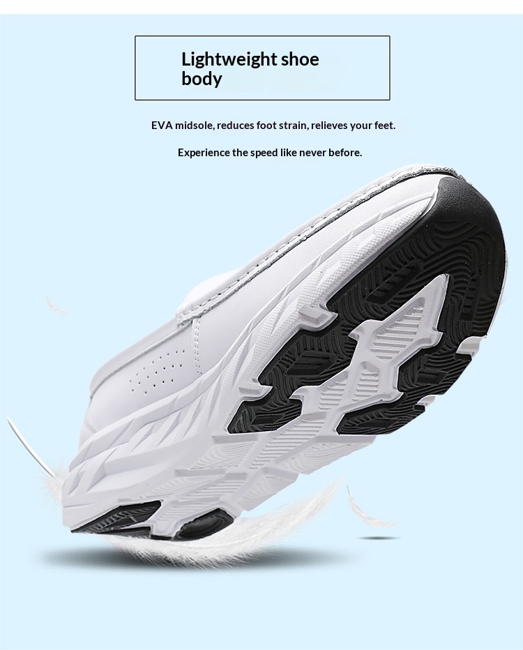 Zwarte en witte heren werkschoenen medisch antislip ademend_voghion.com