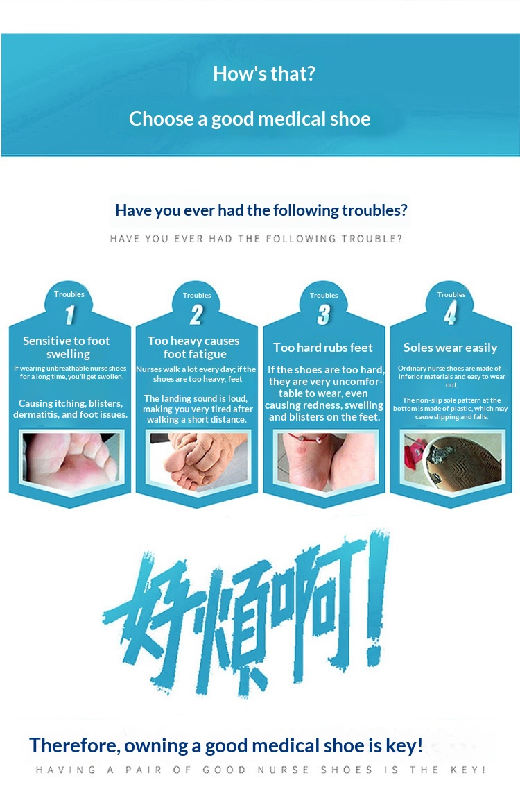 Zwarte en witte heren werkschoenen medisch antislip ademend_voghion.com
