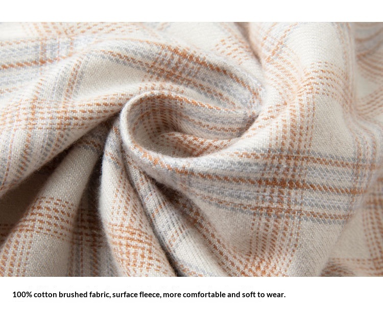 Camicia donna maniche lunghe in flanella cotone autunno_voghion.com