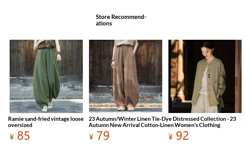 Women's Linen Blend Stand Collar Button Up Pullover Blouse Top_voghion.com