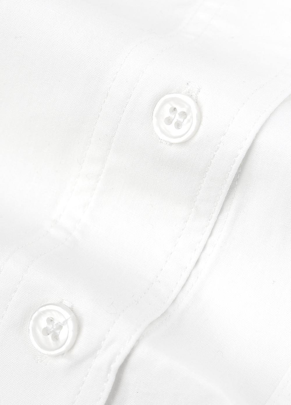 Camicia da donna bianca elegante in cotone per primavera estate_voghion.com