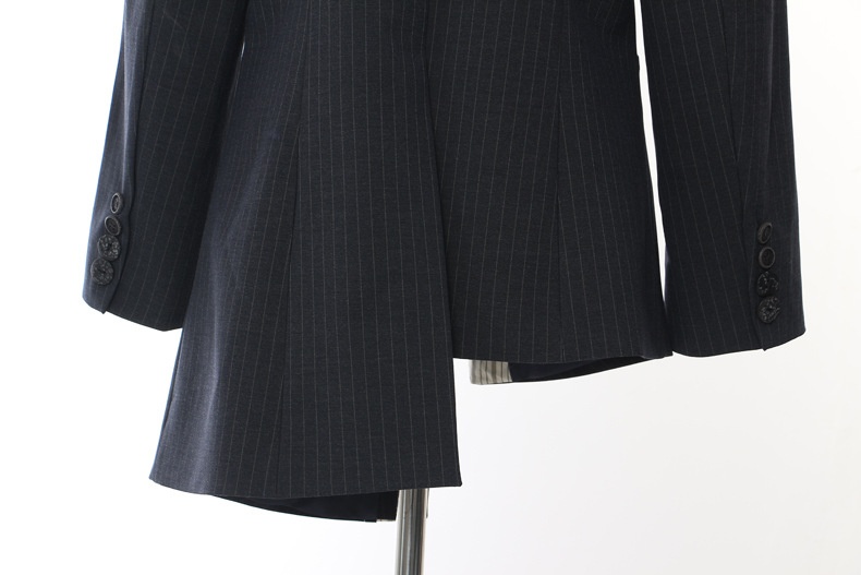Damska marynarka blazer patchwork color block asymetryczna_voghion.com