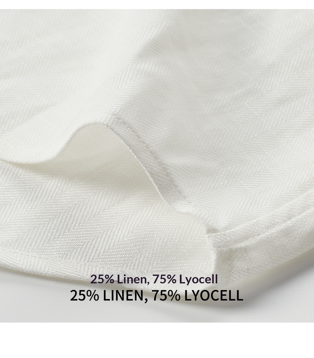 Camicia donna stile old money in lino e tencel con colletto_voghion.com