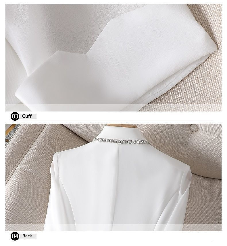 Women's Blazer Jacket Elegant Long Sleeve Lightweight Coat_voghion.com