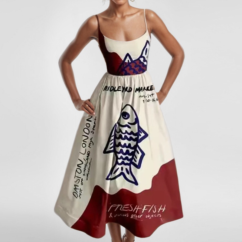 2026 Spring New Women's Clothing: Cross-Border European And American Style Dress, Elegant Commuting Waist-Cinching_voghion.com