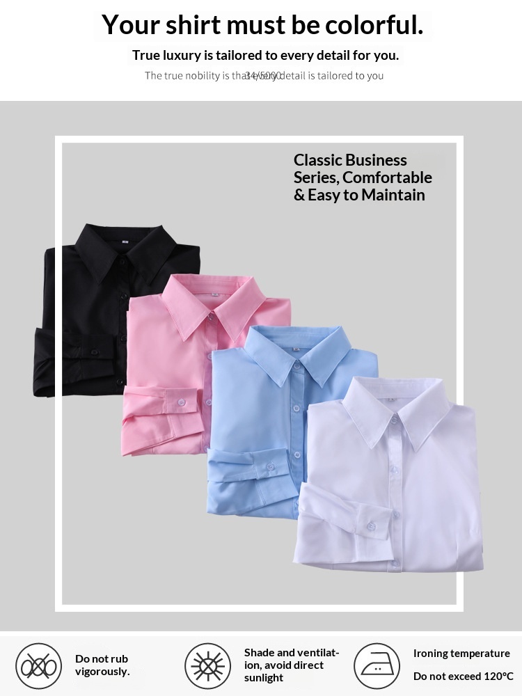 Camicia bianca donna maniche corte blusa slim fit ufficio_voghion.com