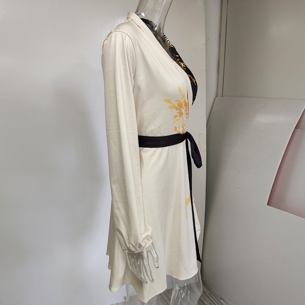 Elegancka sukienka damska plus size jesienny styl moda_voghion.com