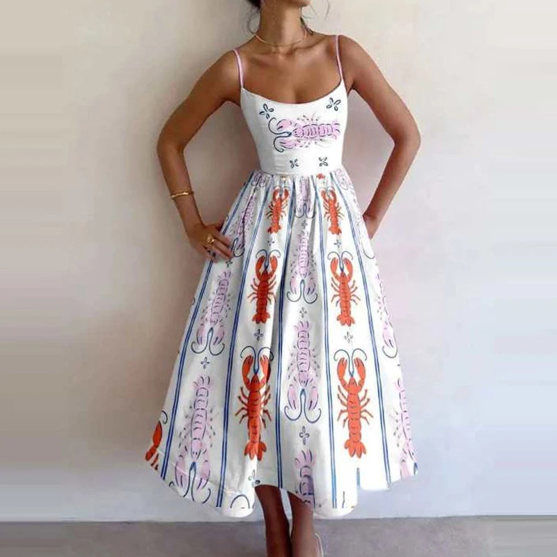 2026 Spring New Women's Clothing: Cross-Border European And American Style Dress, Elegant Commuting Waist-Cinching_voghion.com