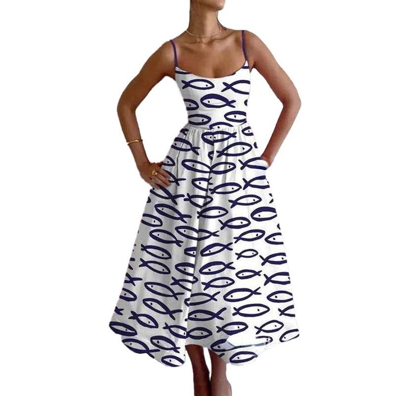 2026 Spring New Women's Clothing: Cross-Border European And American Style Dress, Elegant Commuting Waist-Cinching_voghion.com
