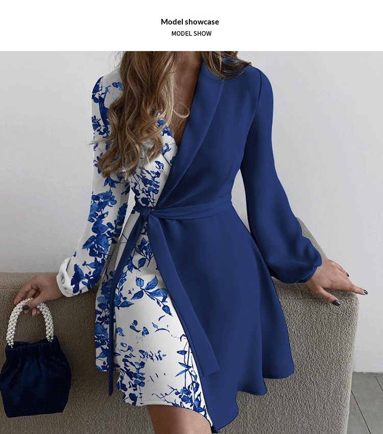Elegancka sukienka damska plus size jesienny styl moda_voghion.com