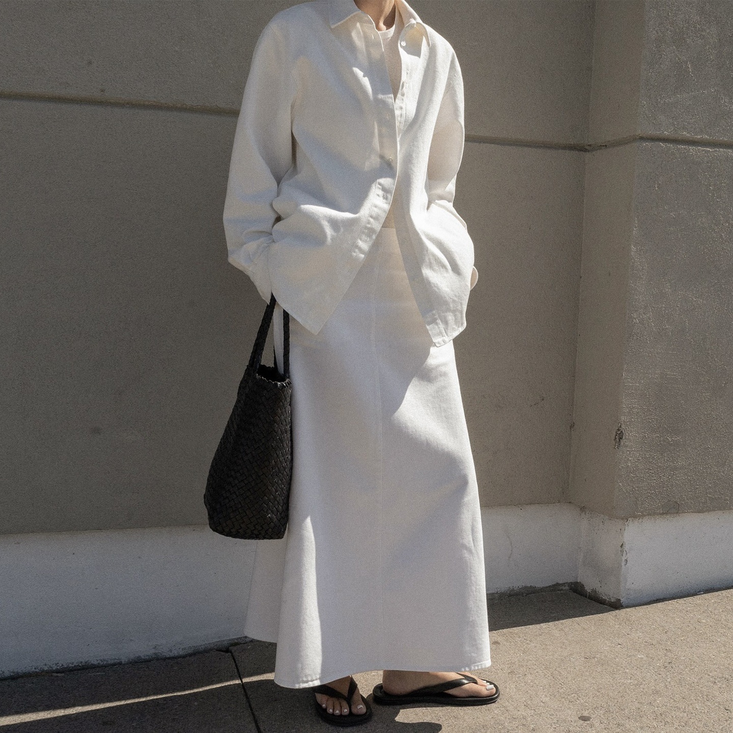 Giacca bianca in puro cotone stile francese con colletto risvoltato, maglia a maniche lunghe da donna, adatta per la primavera e l'autunno._voghion.com