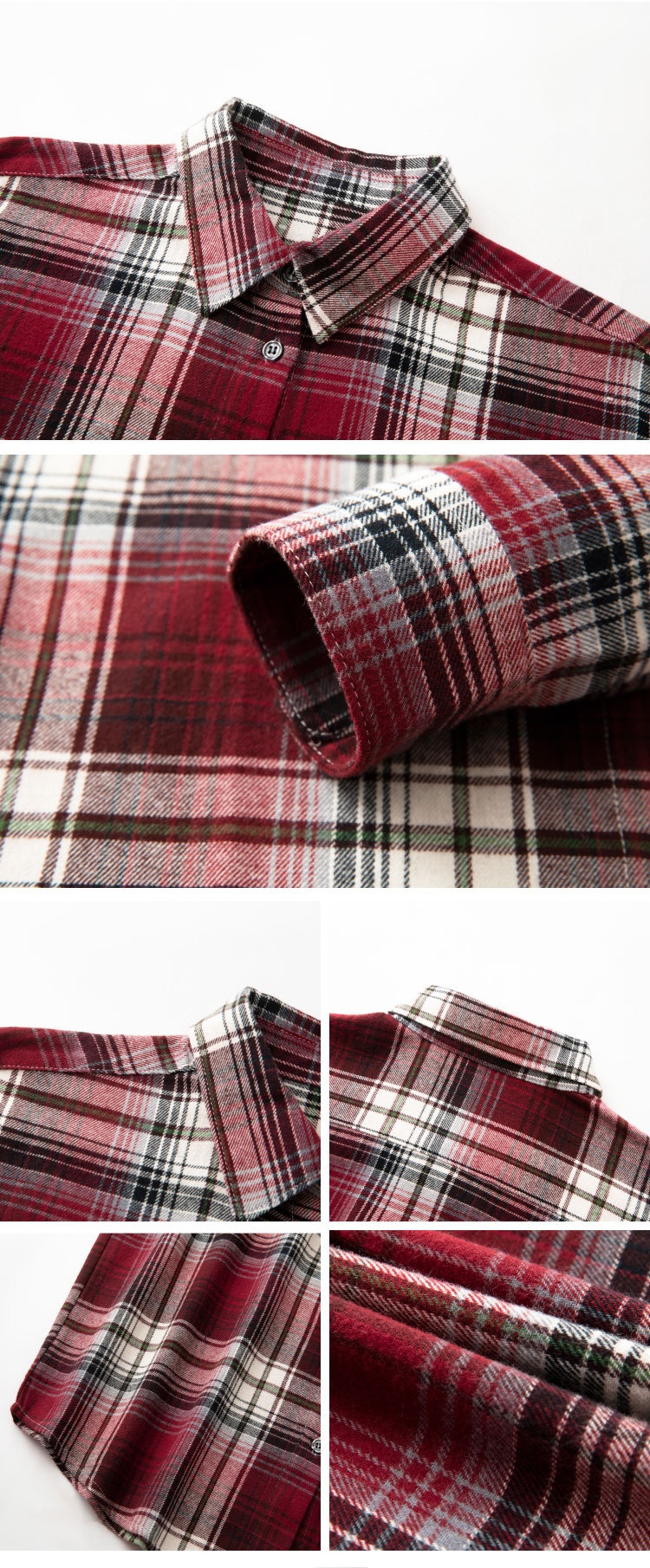 Camicia donna maniche lunghe in flanella cotone autunno_voghion.com