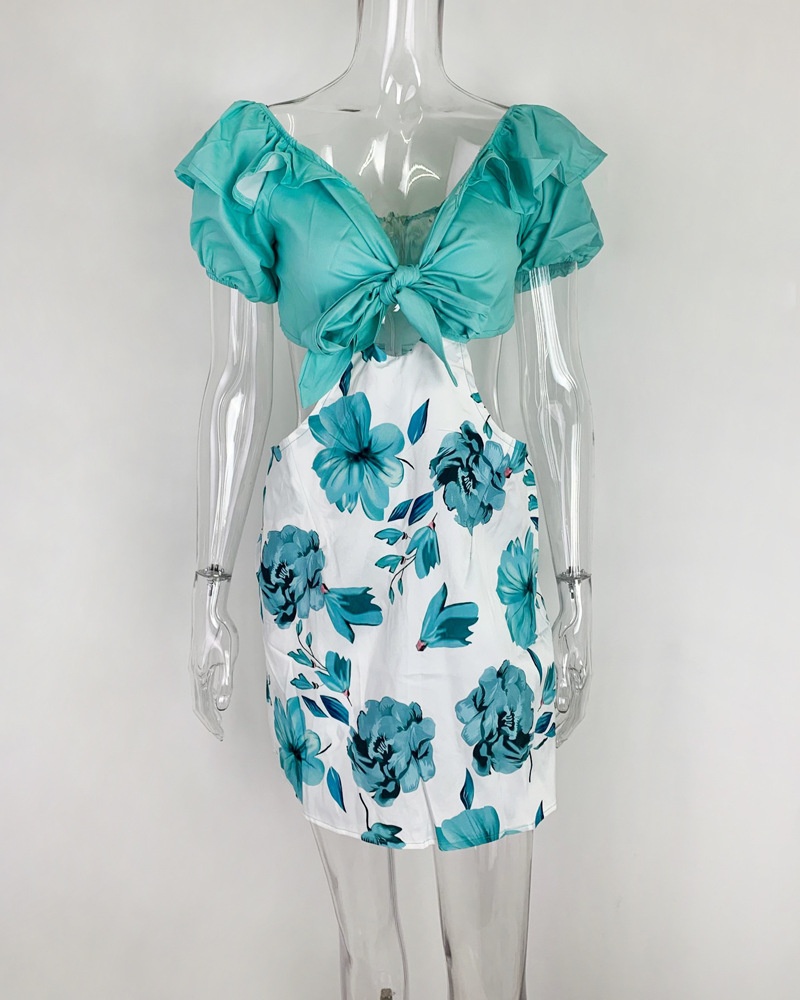 Elegant Women’s Strapless Jumpsuit Dress Hollow Out Design_voghion.com