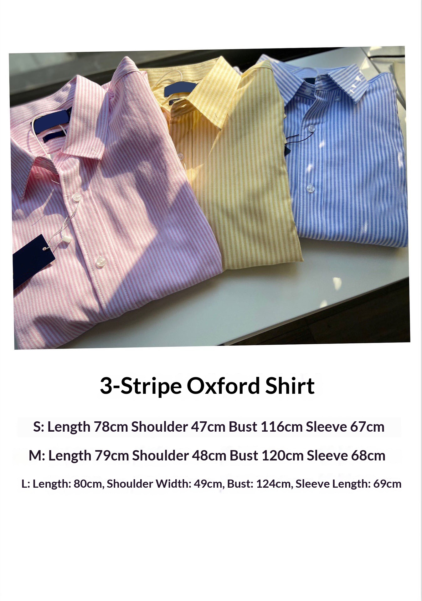 Classic Striped Oxford Shirt Jacket For Unisex Loose Fashion_voghion.com