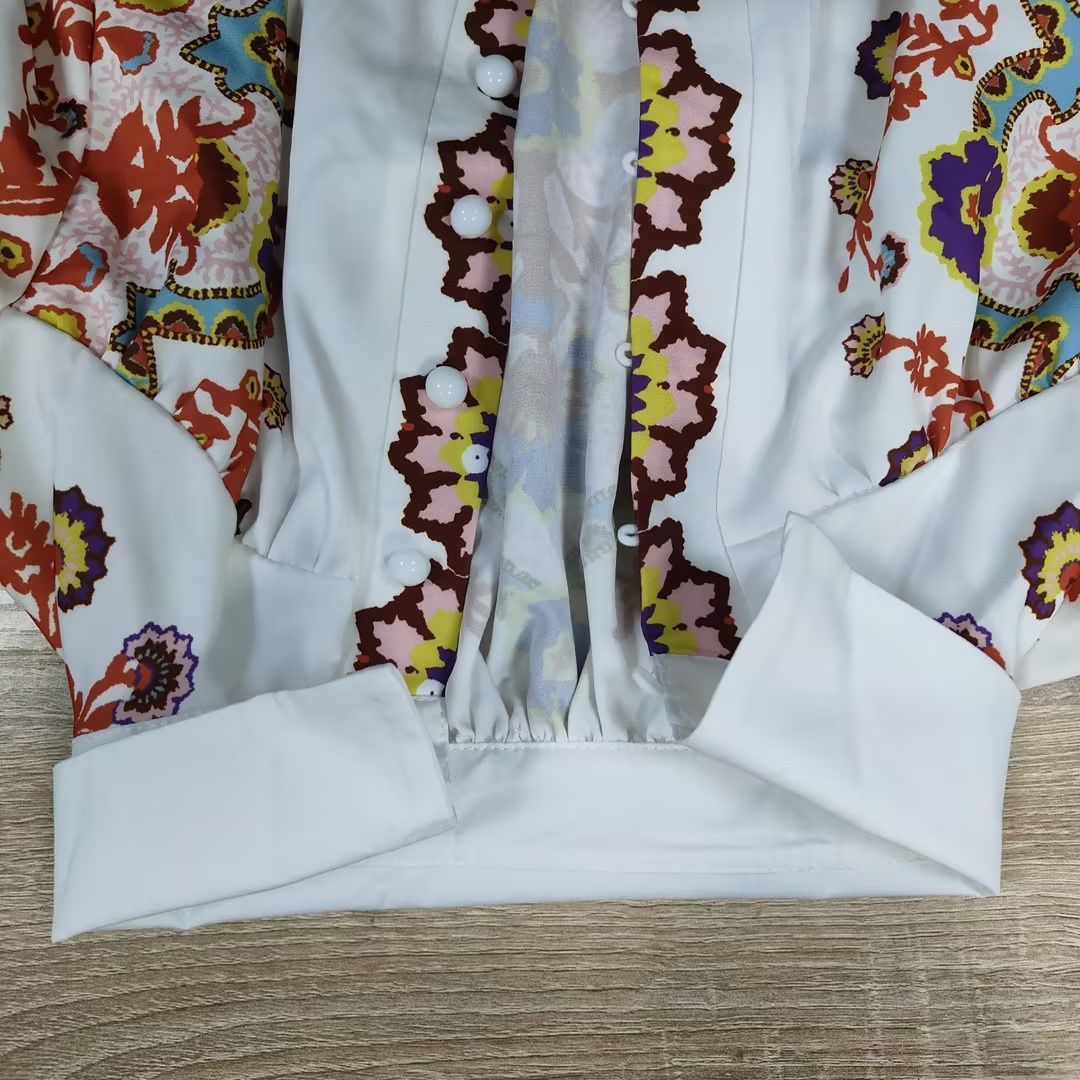 Elegantes Damen Druckkleid In Großen Größen Für Freizeitmode_voghion.com