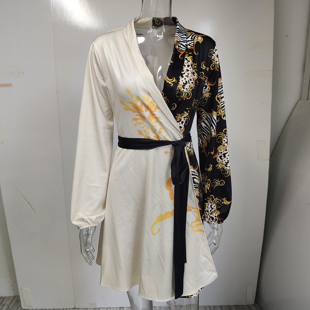 Elegancka sukienka damska plus size jesienny styl moda_voghion.com