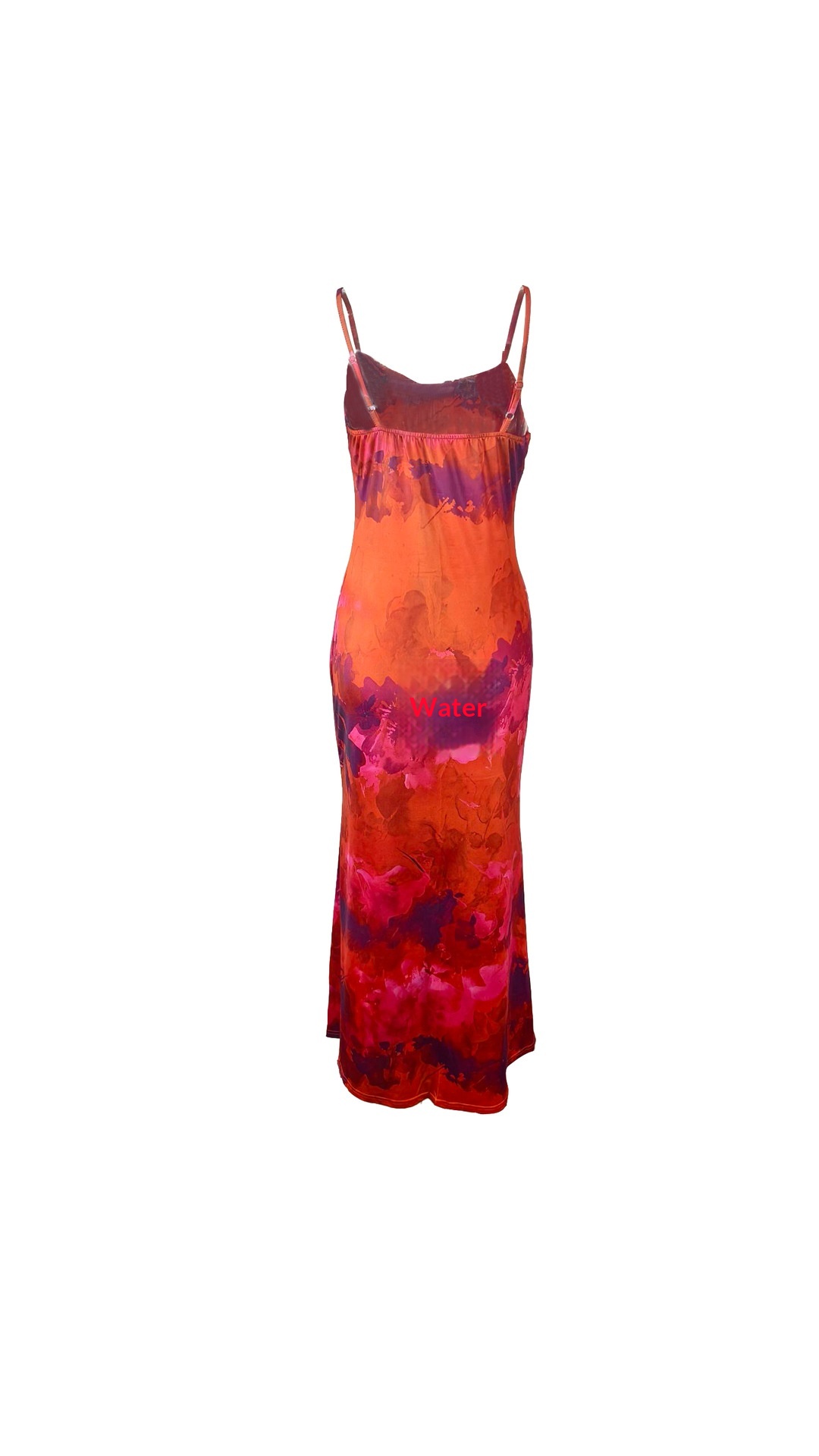Elegant Women's Bodycon Dress Printed Strap Style For Summer_voghion.com