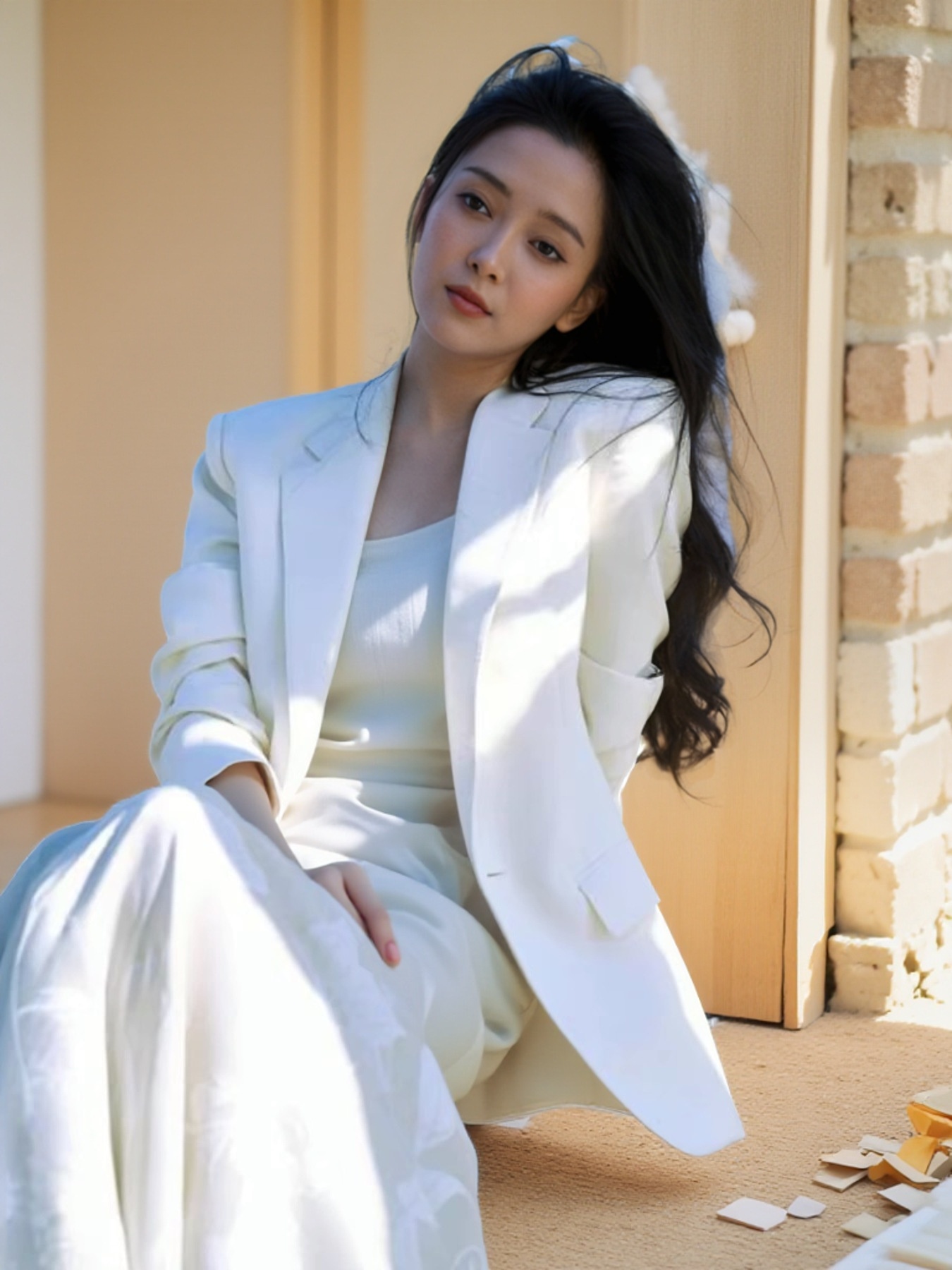 Giacca blazer donna elegante stile cinese abito jacquard_voghion.com
