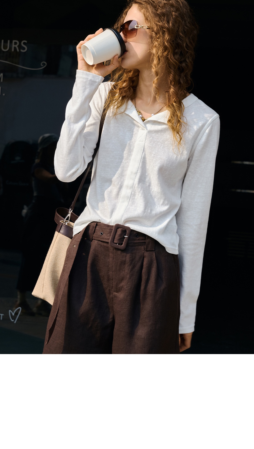 Damen Bluse Aus Baumwoll-leinen Mit Langarm Für Den Frühling_voghion.com