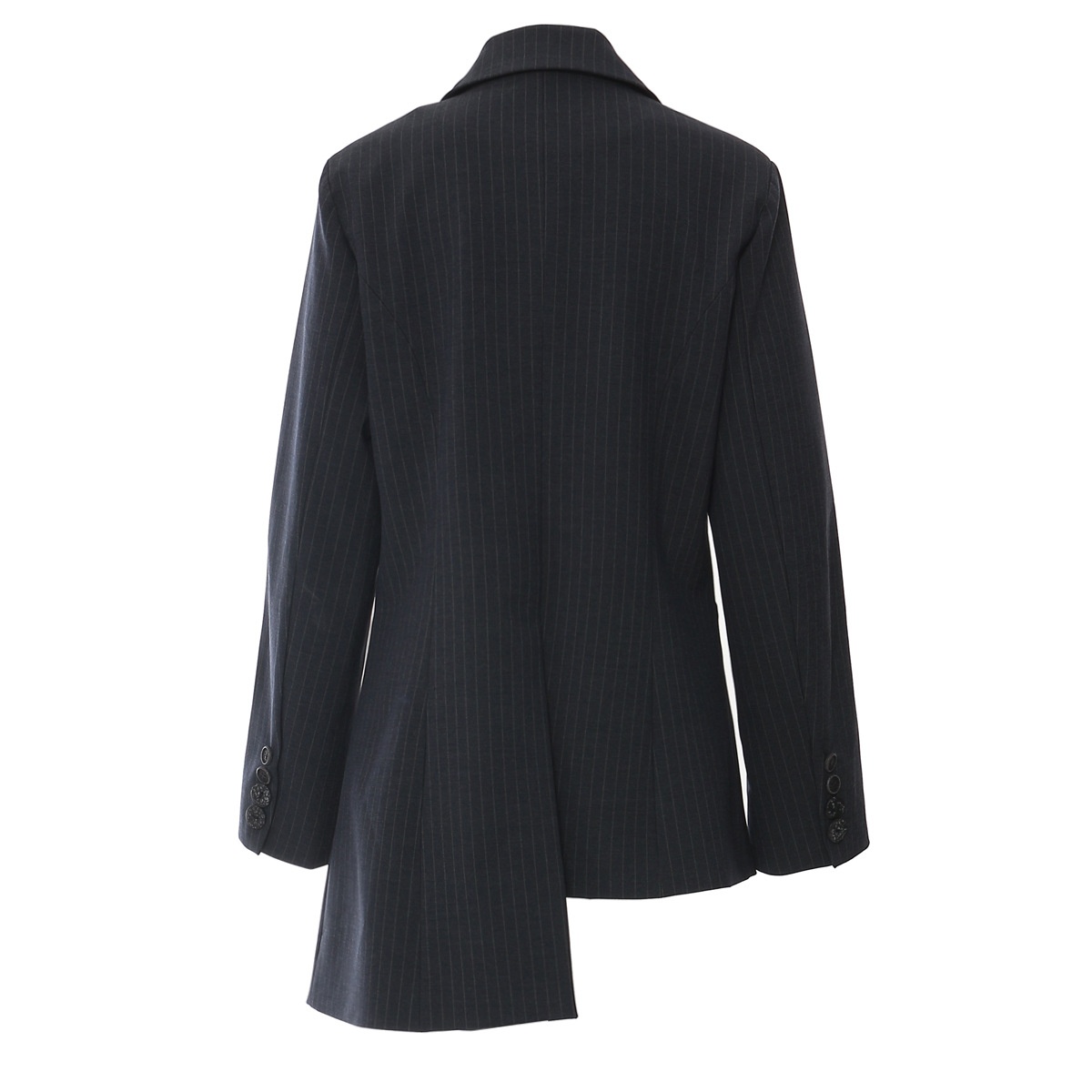 Damska marynarka blazer patchwork color block asymetryczna_voghion.com