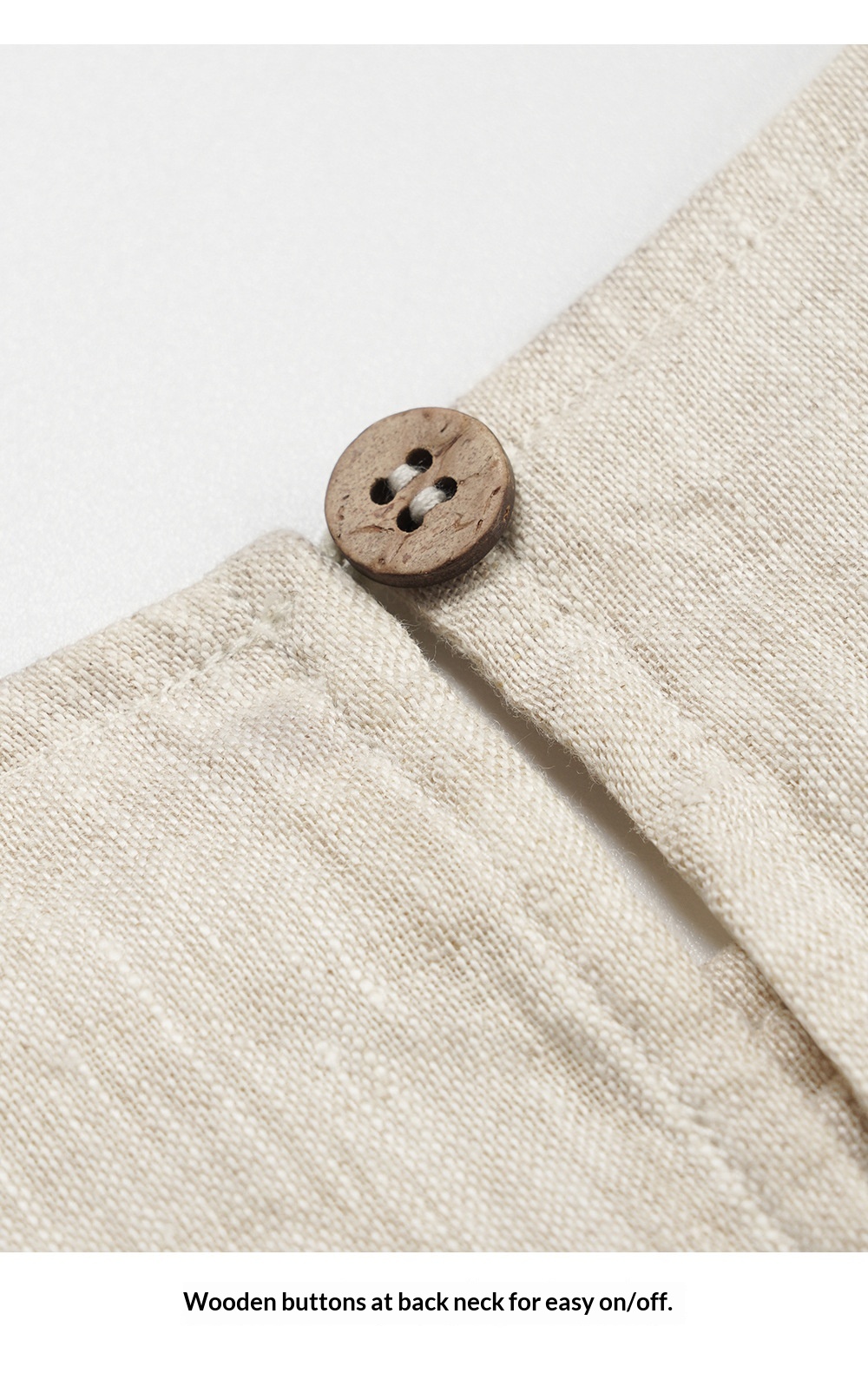 Women's Linen Top Round-neck Drop-shoulder Elegant Summer Blouse_voghion.com