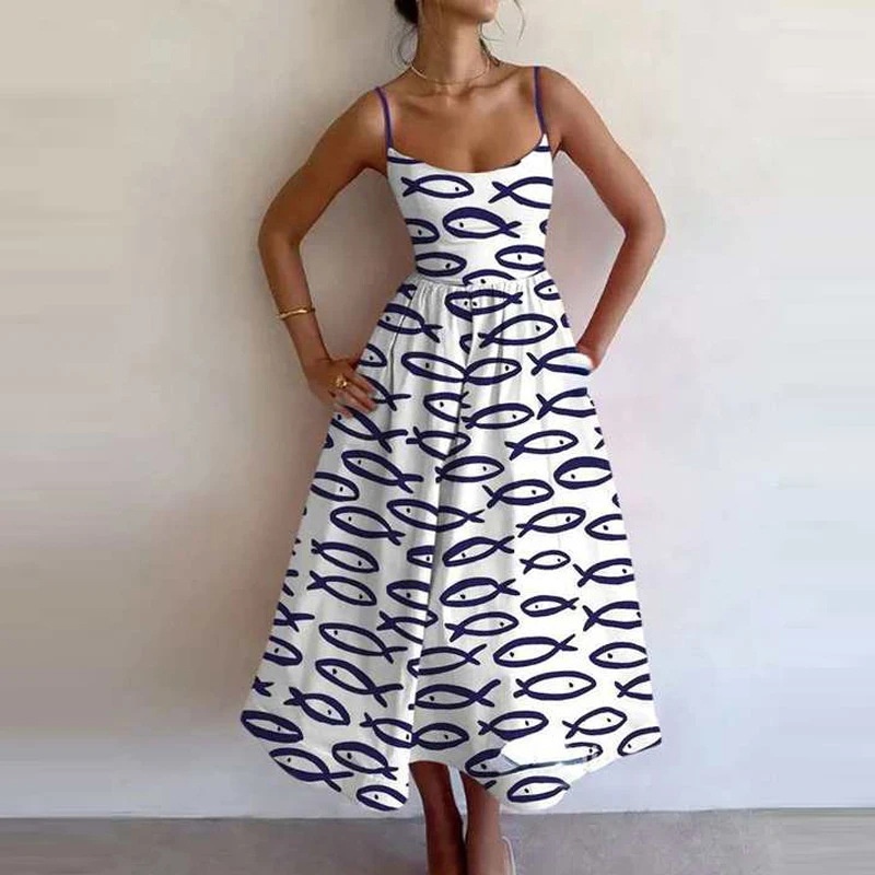 2026 Spring New Women's Clothing: Cross-Border European And American Style Dress, Elegant Commuting Waist-Cinching_voghion.com