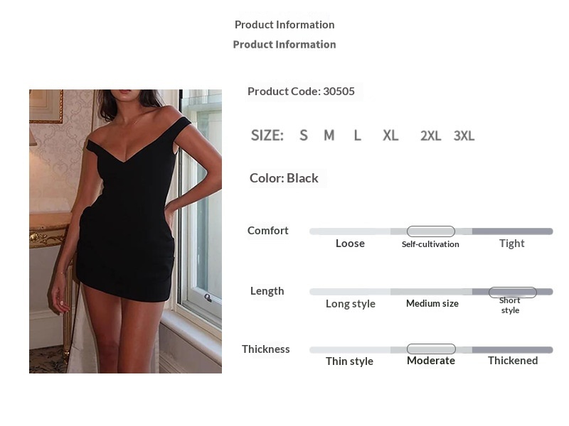 Damen V-ausschnitt Trägerkleid Slim Fit Einfarbig Plus Size_voghion.com