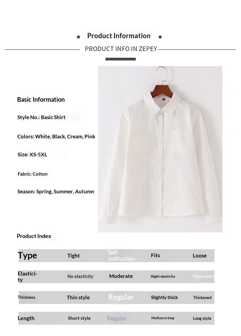 Camicia giapponese uniforme scolastica donna blusa bianca maniche_voghion.com