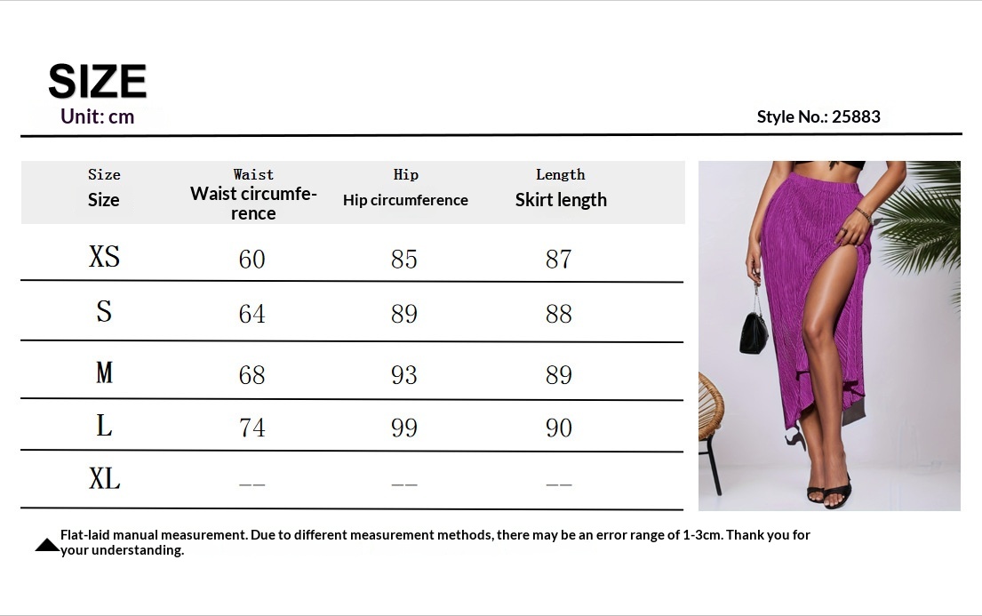 Women's High-waisted Skirt Elegant Summer Plus Size Skirt_voghion.com