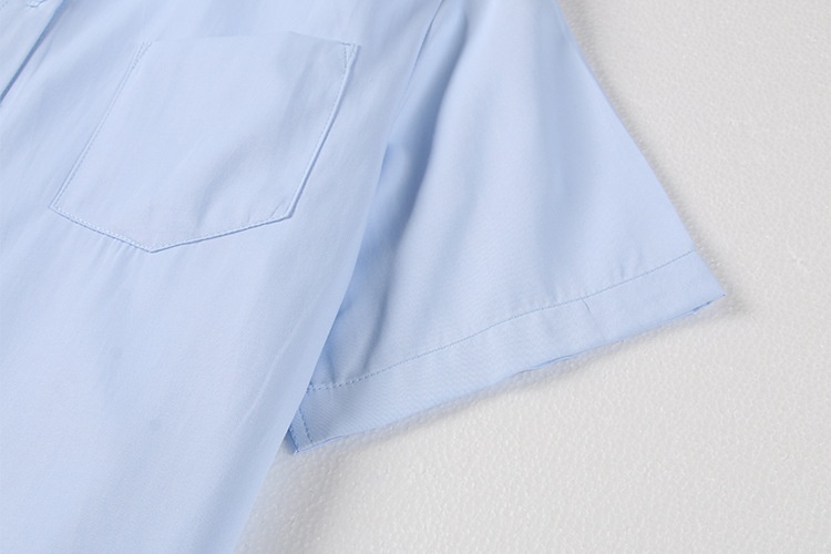 Camicia giapponese jk uniforme scolastica collo rotondo maniche_voghion.com