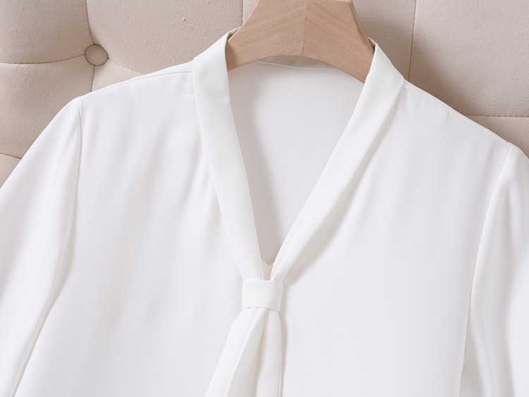 Camicia donna in chiffon stile coreano blusa elegante manica lunga_voghion.com