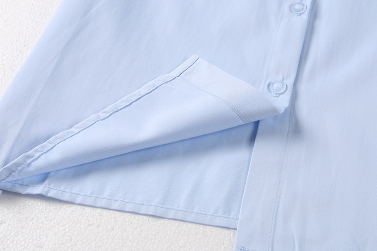 Camicia giapponese jk uniforme scolastica collo rotondo maniche_voghion.com