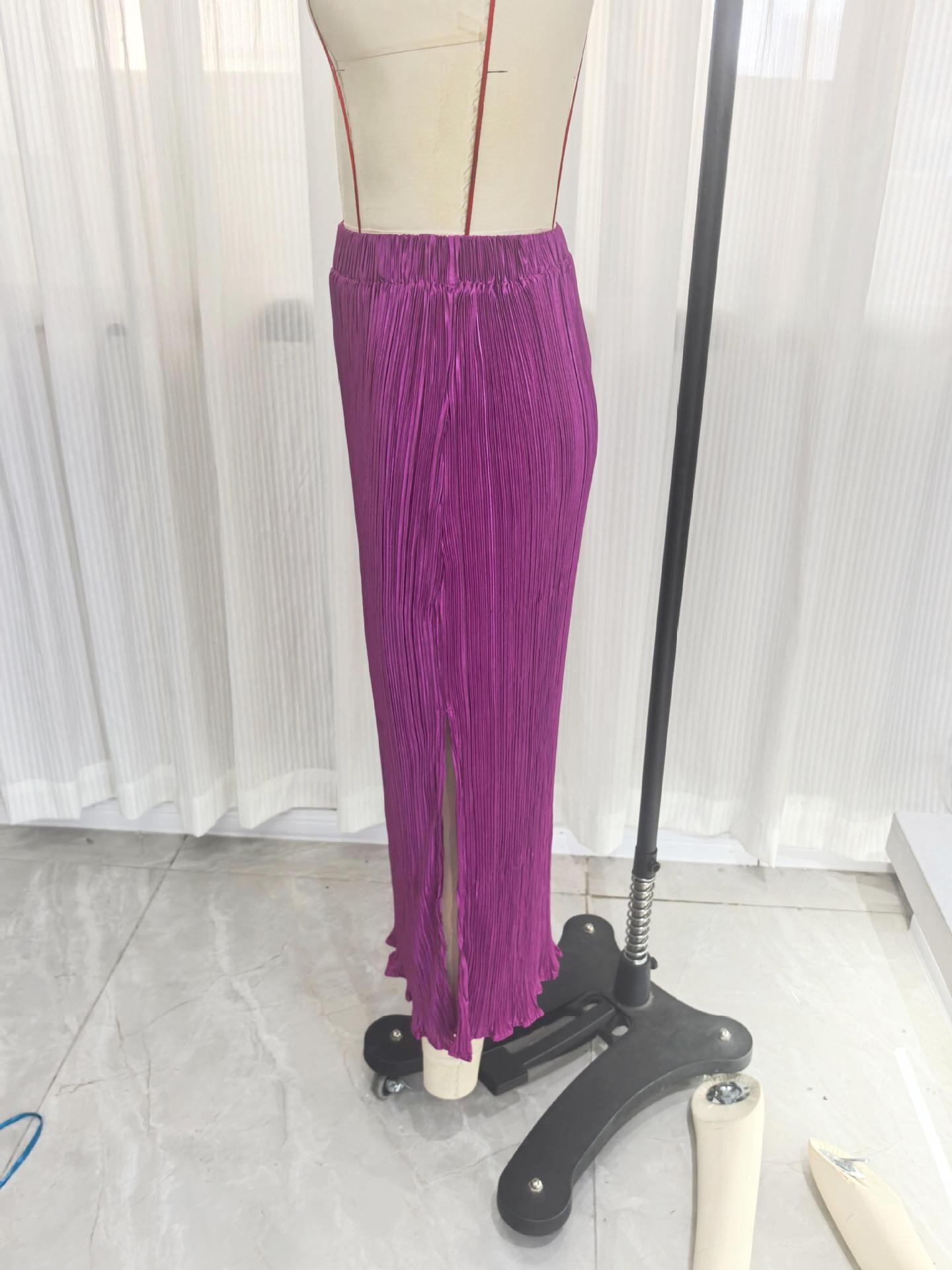 Women's High-waisted Skirt Elegant Summer Plus Size Skirt_voghion.com