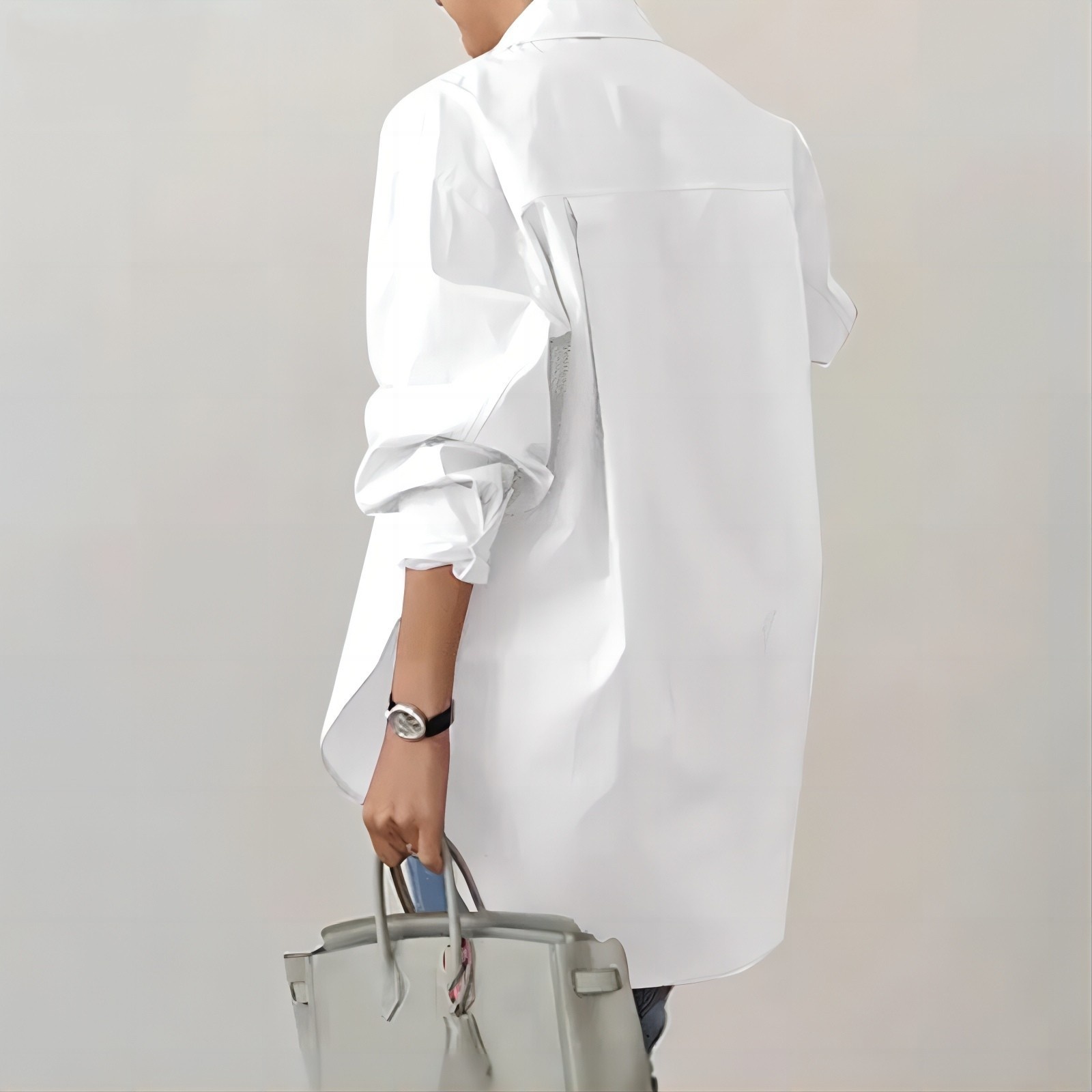 Camicia elegante da donna con colletto e maniche lunghe ufficio_voghion.com