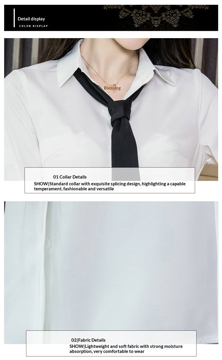 Camicia donna bianca estiva blusa ampia a maniche corte top_voghion.com