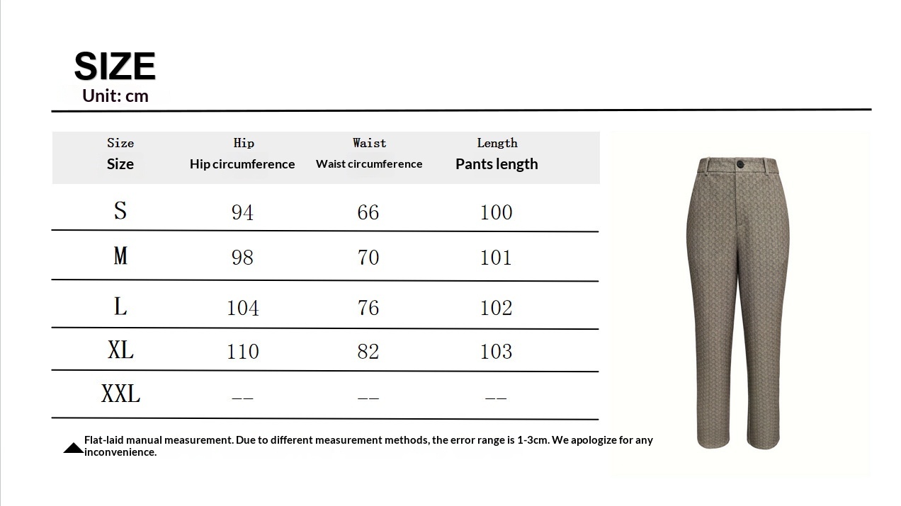 Exportation de mode féminine vers l'Europe et l'Amérique : pantalons droits slim stretch en maille, pantalons de ville pour femmes._voghion.com