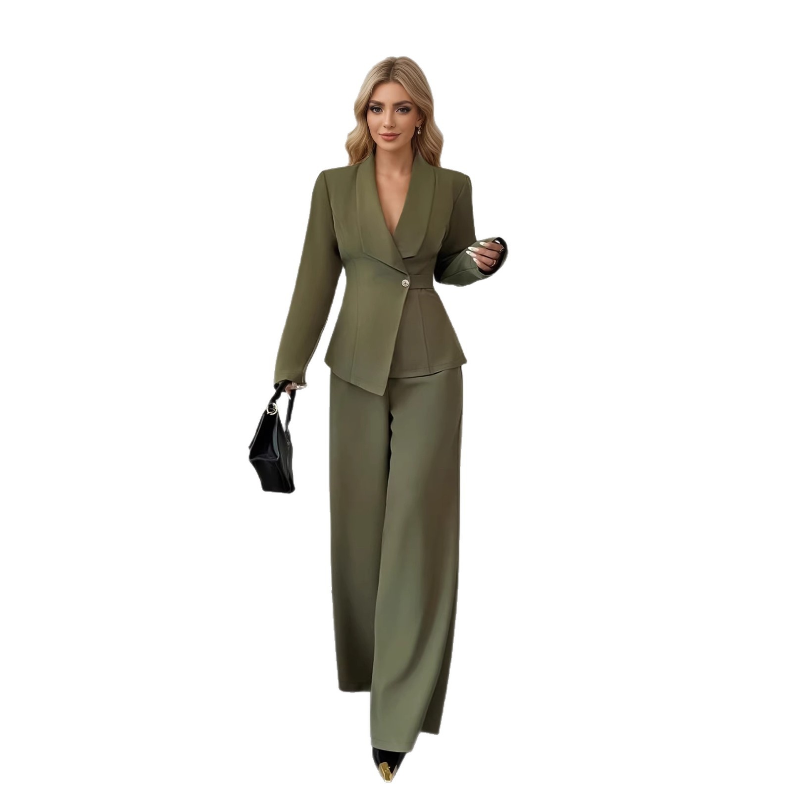 Neuer grenzüberschreitender europäisch-amerikanischer Großhandels-Pendleranzug, stilvoller und eleganter langärmeliger Blazer mit_voghion.com