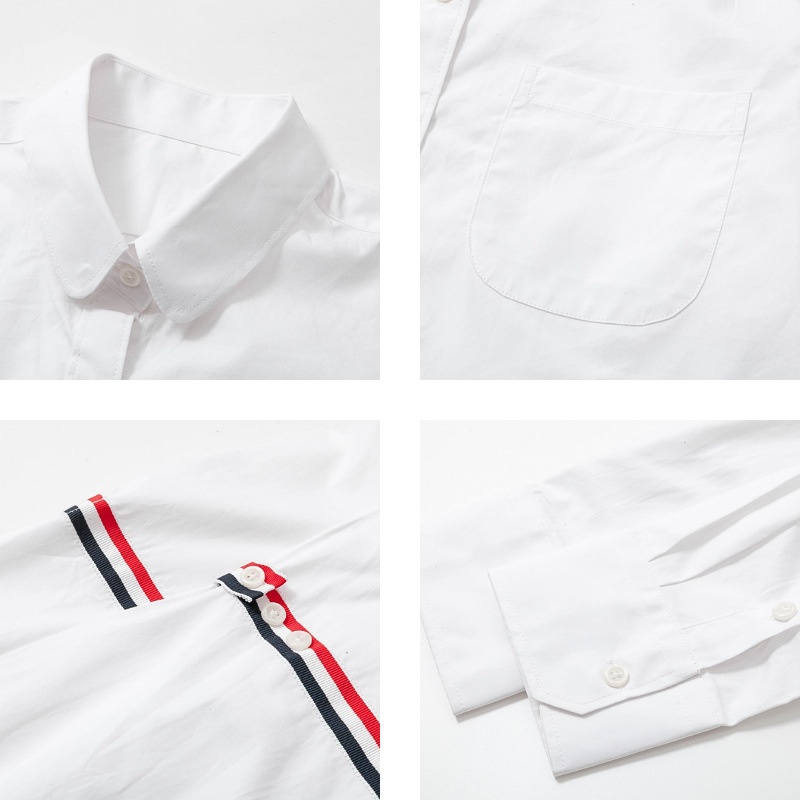 TB JL Nuova camicia da donna, camicetta corta a maniche lunghe e vita alta per ragazze, top giovanile alla moda e di tendenza_voghion.com