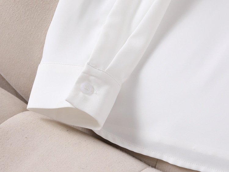 Camicia donna in chiffon stile coreano blusa elegante manica lunga_voghion.com