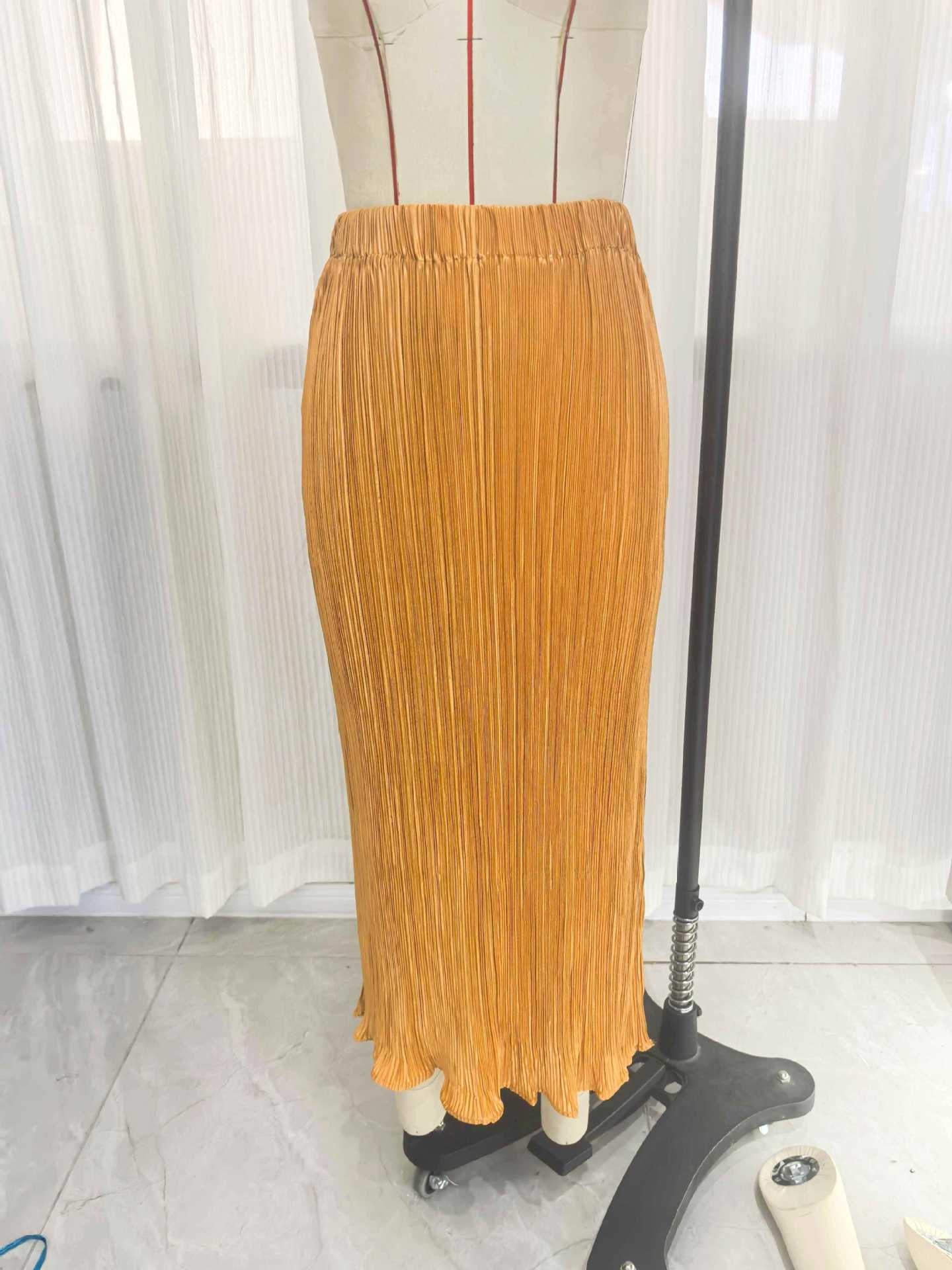 Women's High-waisted Skirt Elegant Summer Plus Size Skirt_voghion.com