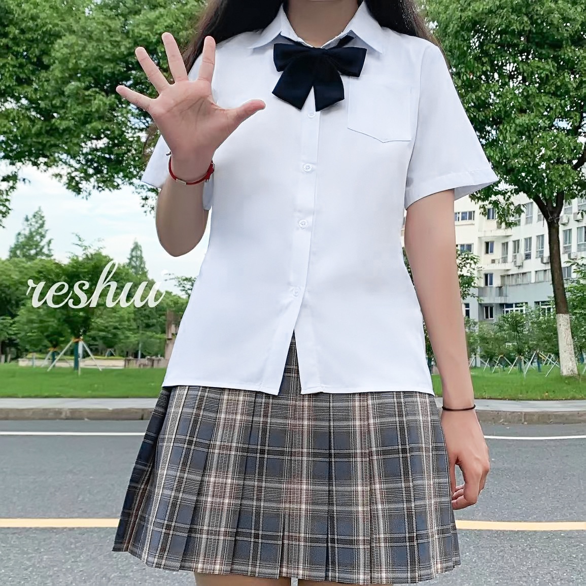 Women's Basic Short-sleeve Shirt With Pointed Collar For Women_voghion.com