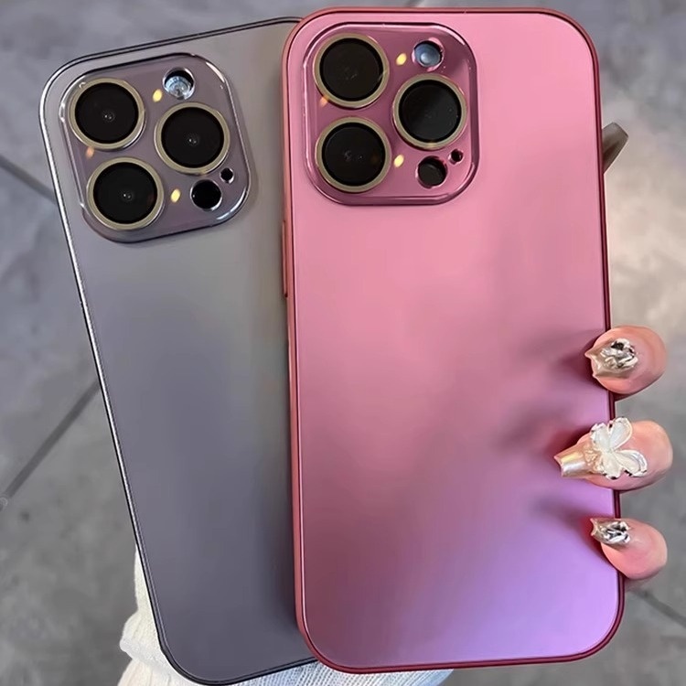 Suitable For IPhone 16 Pro Max Phone Case New AG Matte 14 With Lens Protector Anti-drop Protective Cover_voghion.com