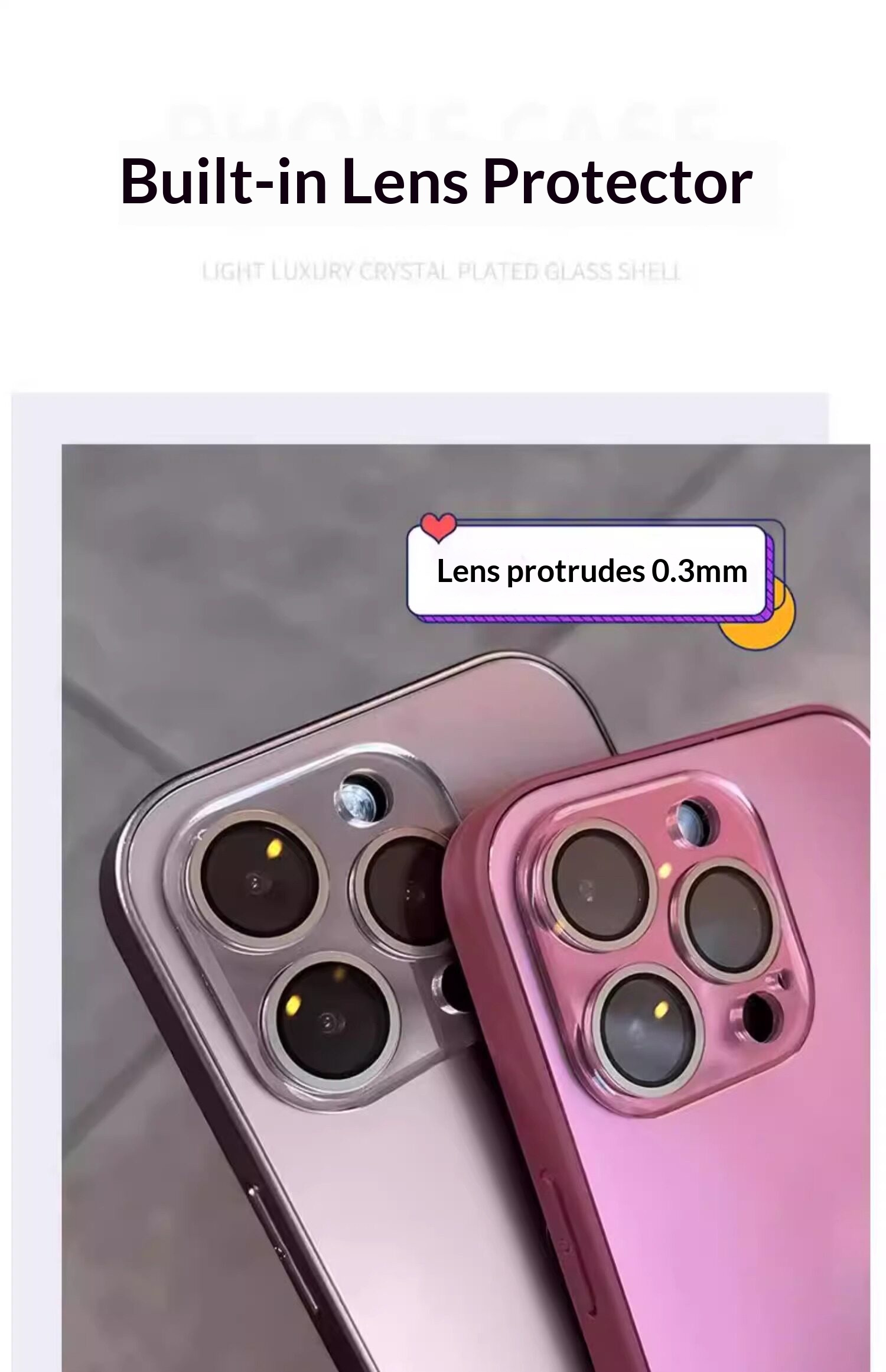 Ag Matte Phone Case For Iphone 16 Pro Max With Lens Protector_voghion.com