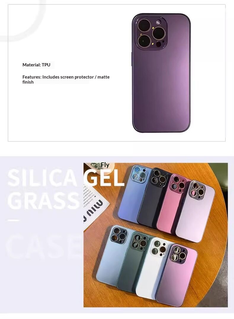 Ag Matte Phone Case For Iphone 16 Pro Max With Lens Protector_voghion.com
